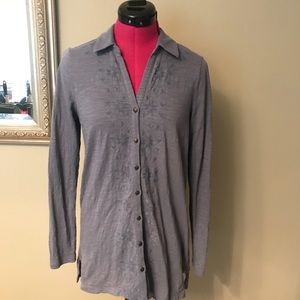 J. Jill Blue Tunic Top
